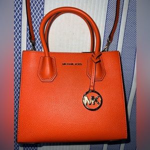 Orange Michael Kors Purse